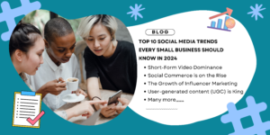 The landscape of social media is constantly evolving, and staying ahead of the curve is crucial for small businesses looking to maximize their online presence. As we move through 2024, several emerging trends are shaping the way businesses connect with their audience. In this blog, we’ll explore the top 10 social media trends every small business should know to stay competitive and drive growth.