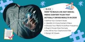 Social media without a plan is like driving with no GPS. You might move forward, but chances are, you’re wasting time, effort, and energy without hitting your target. In 2025, simply posting when you “feel inspired” doesn’t cut it anymore. Audiences expect consistency. Algorithms reward structured content. And clients? They want results. This guide will show you how to build a 30-day content plan step by step — the same framework we use at Little Hunk for brands that want real engagement and lead generation.